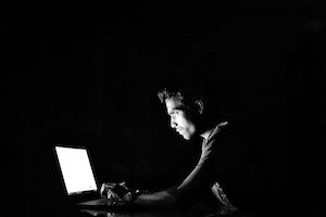 Man in Front of Computer